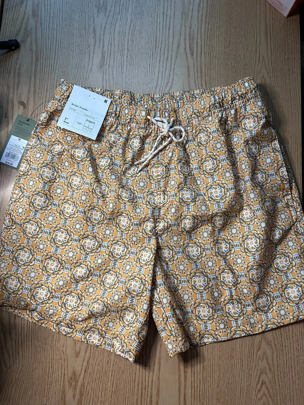 New Men Goodfellow & Co Swim Trunks With Liner 7